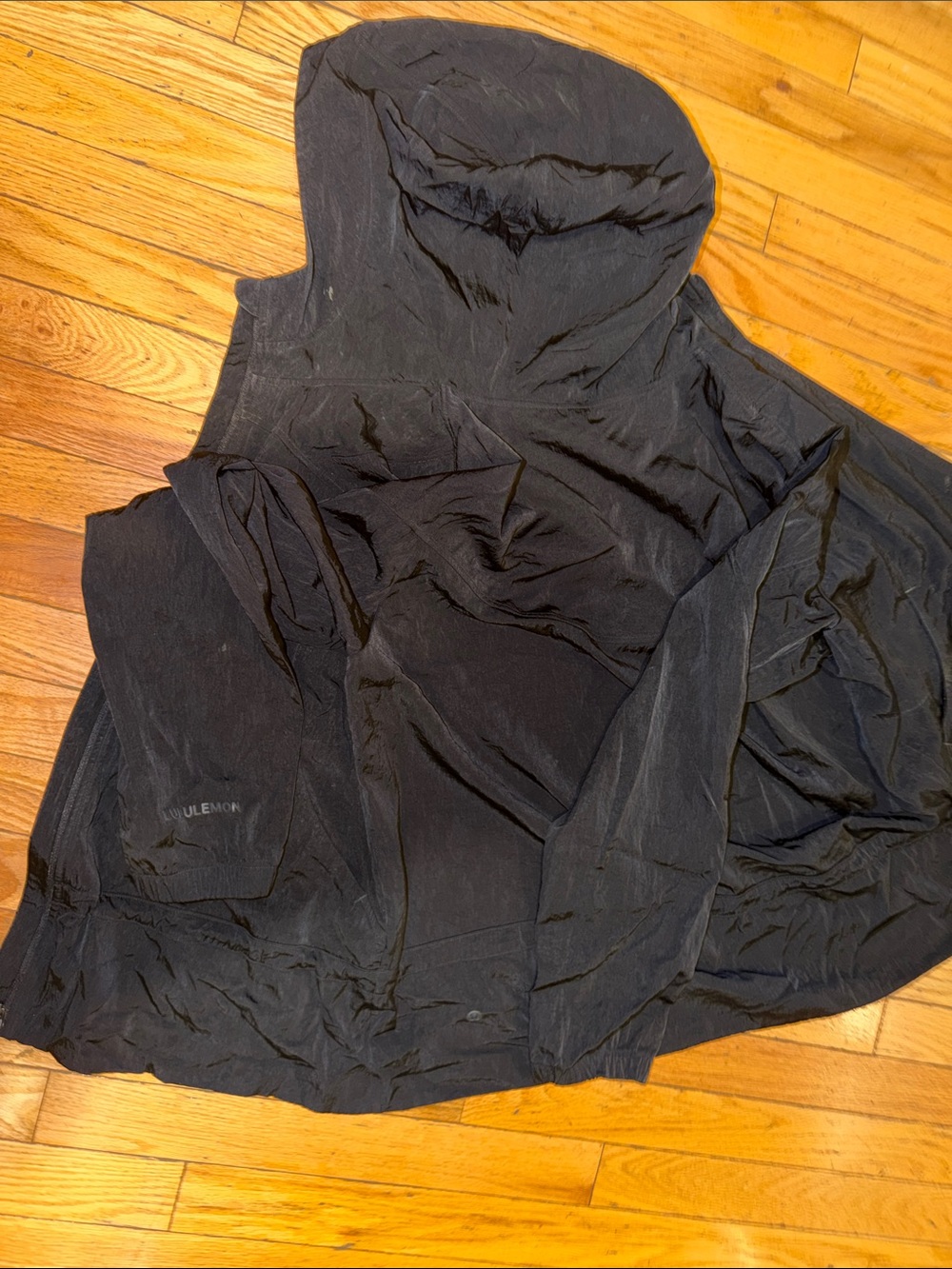 lululemon athletica Black Packable Windbreaker Jacket